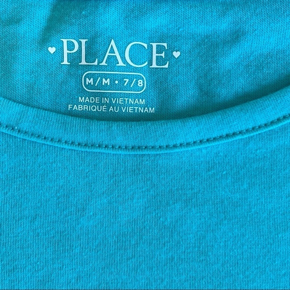 VANILLA STAR denim shorts size 7 CHILDRENS PLACE shirt 7 - Picture 4 of 5